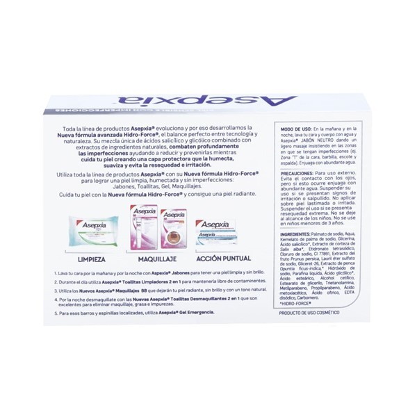 Asepxia Jabón Neutro 100 Gr alt