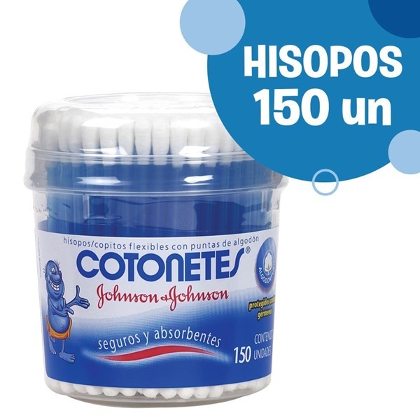 Johnsons Hisopos (150 Unidades) #1