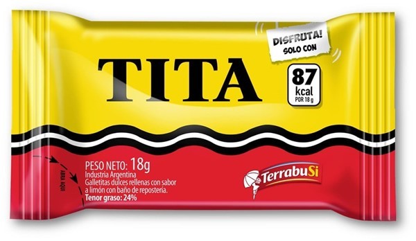 Terrabusi Galletita Tita Tradicional x 18 g #1