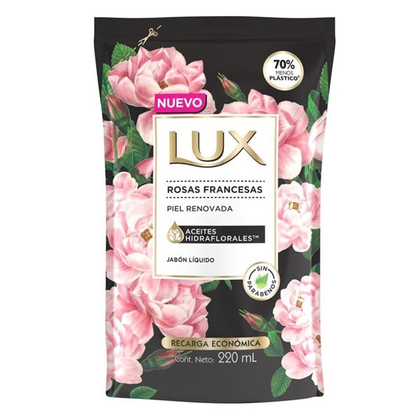 Lux Rosas Francesas Jabón Líquido Repuesto x 220 ml alt