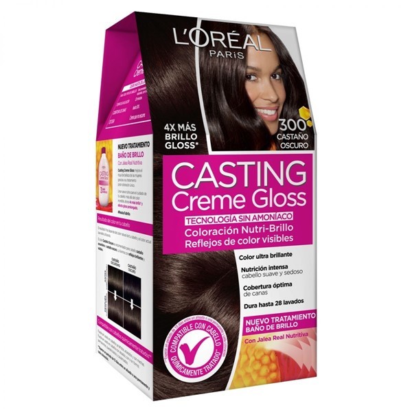 CASTING Creme Gloss 300 Castaño Oscuro #1