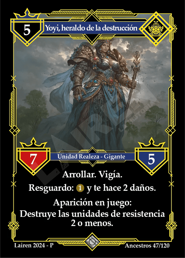 47 Yoyi, Heraldo De La Destruccion - Coste 5