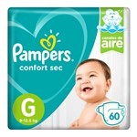 Pampers Confort Sec Pañales Grande x 60 Unidades #1