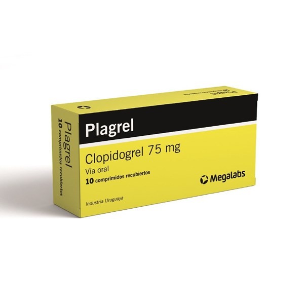 Plagrel 75 mg | 10 Comprimidos | Clopidogrel #1