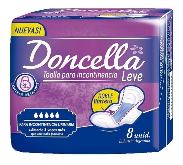 Doncella Toallitas Para Incontinencia Leve (8 U) #1