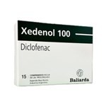 Baliarda Xedenol Diclofenac Sódico 100 Mg x 15 Comp Recubiertos Liberación Prolongada #1