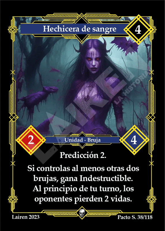 038 Hechicera De Sangre 1ra Edicion - Coste 4