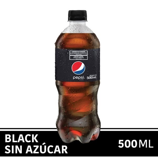 Gaseosa Pepsi Black Botella 500 Ml #1