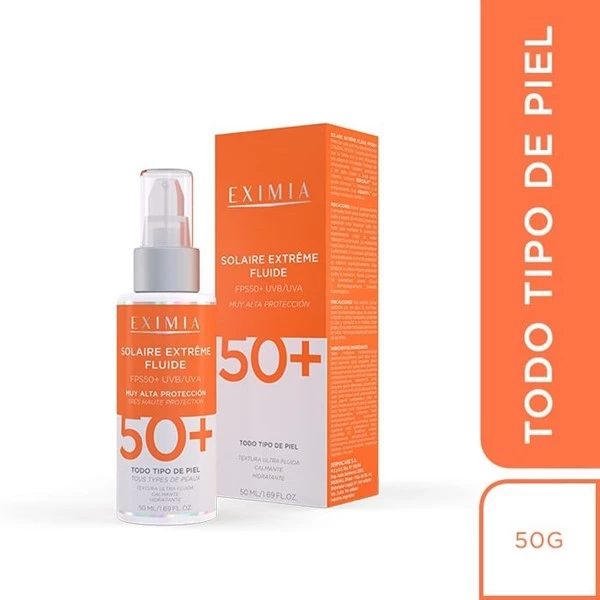 Eximia Protector Solar Solaire Extreme Fluide Fps50+ 50 gr