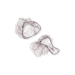 Redecilla Invisible negra| 2 unidades #1