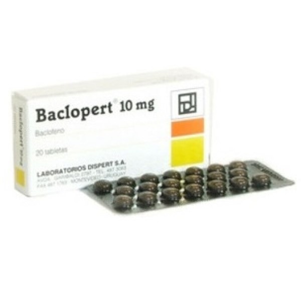 Baclopert 25 Mg | 20 comprimidos | Baclofeno