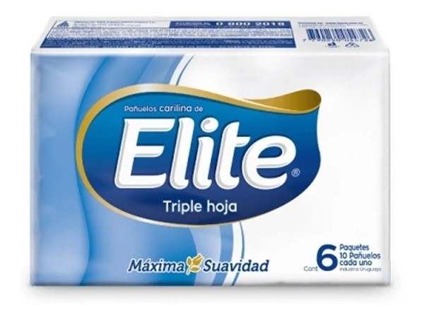 Carilina Elite Seda (6 Unidades De 10 Pañuelos C/U) #1