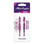 Merheje Pinza Depilatoria Basic Decorada - en Acero Inoxidable- (2 U) #1