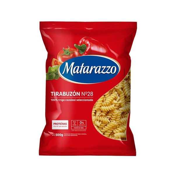 Fideos Tirabuzones N28 Matarazzo 500 G. #1
