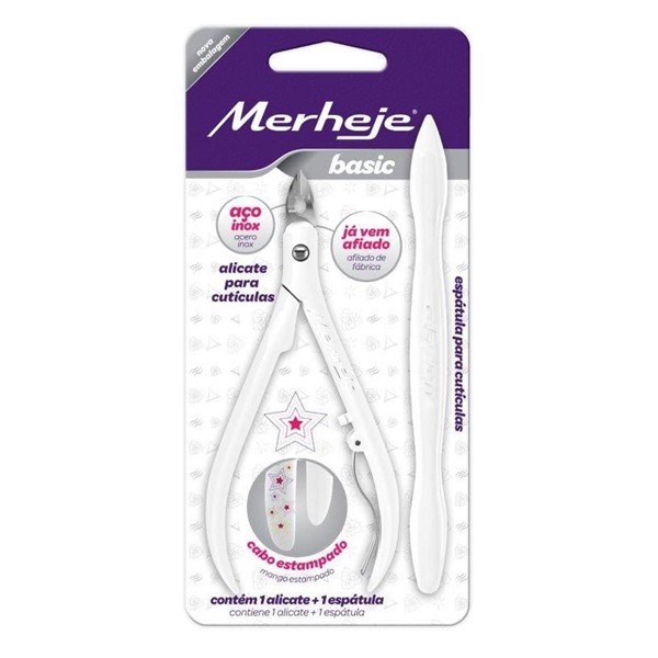 Merheje Basic Alicate Para Cuticulas Con Mango Estampado alt