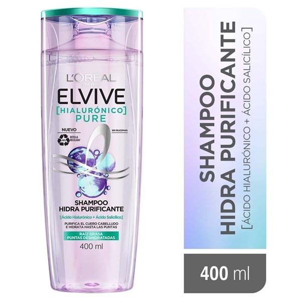 Elvive Shampoo Hialuronico Pure 400 ml #1