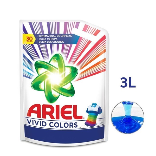 Ariel Jabon Liquido Revitacolor Sachet 3 l alt