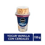 Yogur Entero Milkaut De Vainilla Con Cereales En Pote 155 G. #1
