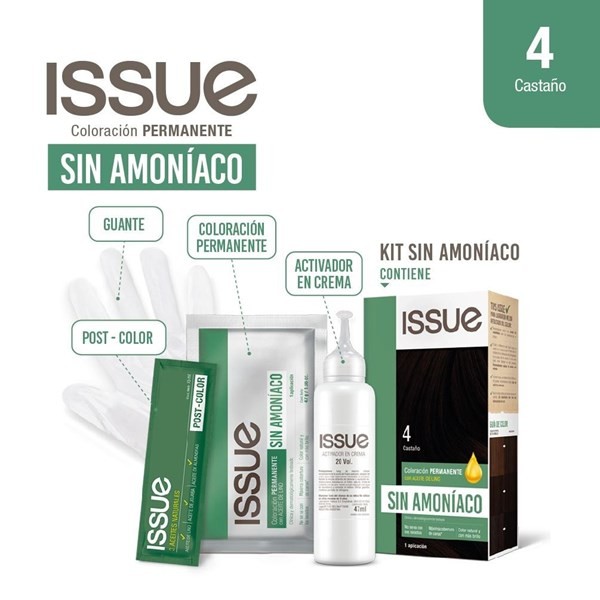 Issue Kit Sin Amoniaco Color Castano alt