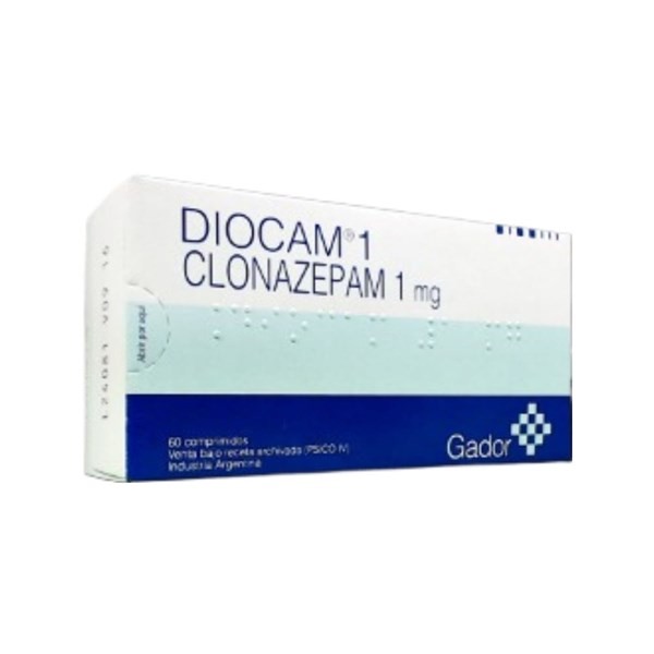 Gador Diocam Clonazepam 1 Mg x 60 Comp #1