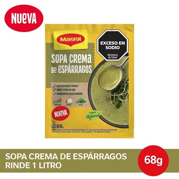 Sopa Crema Maggi de Espárragos 68 g #1