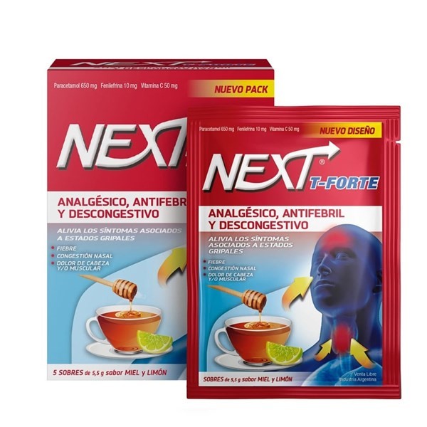 Genomma Next T Forte x 5 Sobres #1