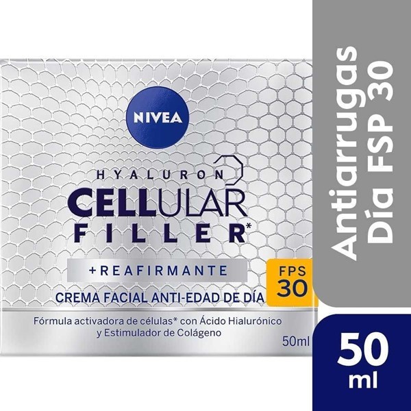 Nivea Crema Facial Hyaluron Cellular Filler Dia 30Fps 50 ml #1