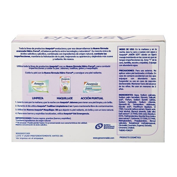 Asepxia Jabón Soft 100 gr alt