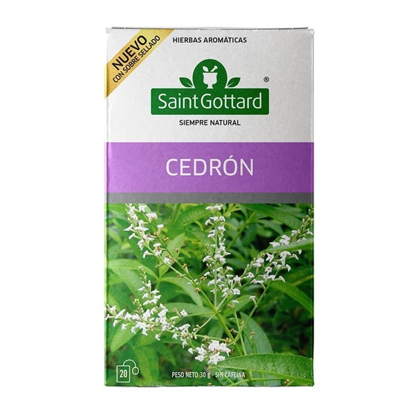 Hierbas Aromáticas Saint Gottard Cedrón X 20 Saquitos