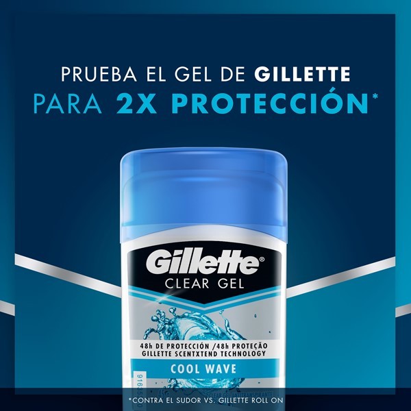Gillette Antitranspirante Miniclear Gel Cool Wave 45ml alt