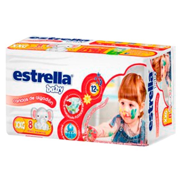 Estrella Talle XXG más de 14 kg x 8 Uni alt