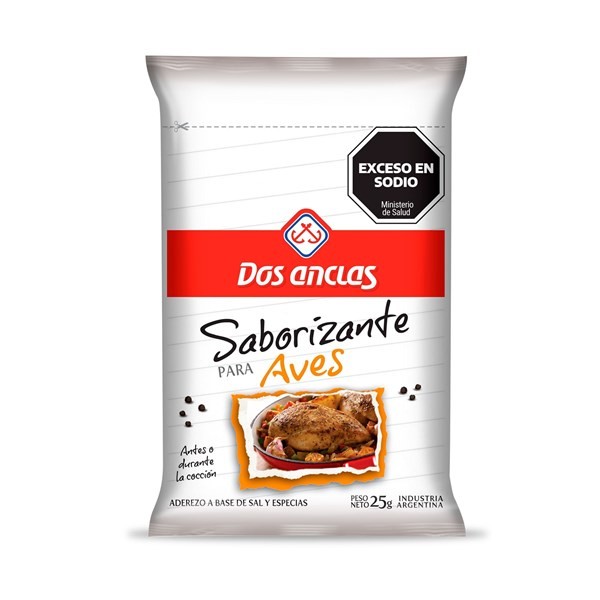 Aderezo Para Aves Dos Anclas 25 G. #1