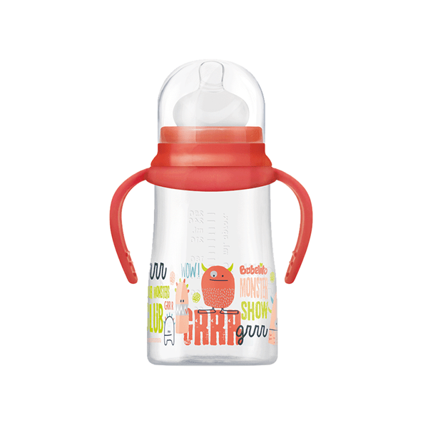 Babelito Mamadera Boca Ancha Con Asas x 250 ml
