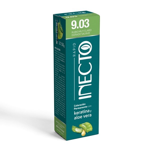 Inecto Coloracion en Pomo Rapid 9.03 Rubio Muy Claro Dorado Salvaje #1