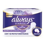 Always Protectores Diarios Sin Perfume (15 Unidades) #1