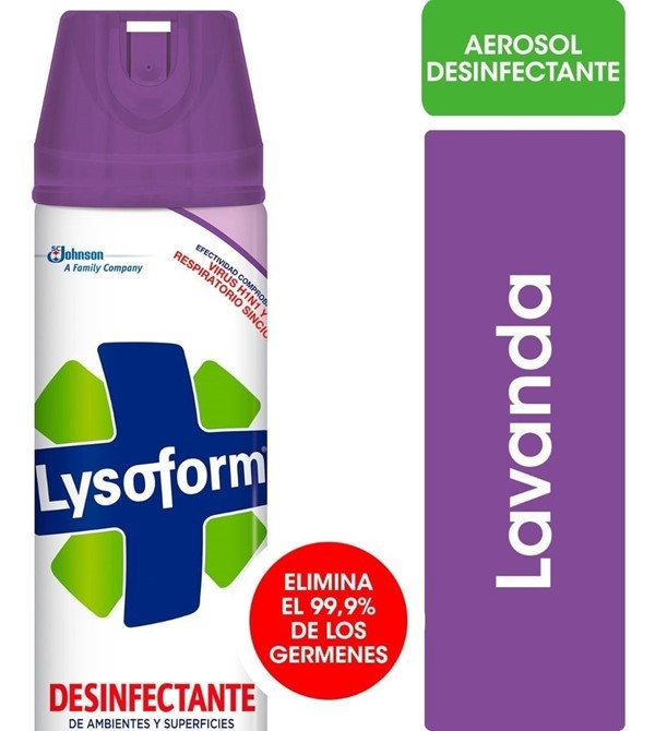 Lysoform Desinfectante en Aerosol Lavanda