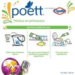 Limpiador Desinfectante De Pisos Poett Música En Primavera 900 Ml #5