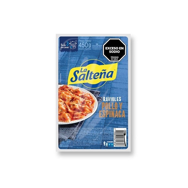 La Salteña Raviol Pollo Y Espinaca 450 G