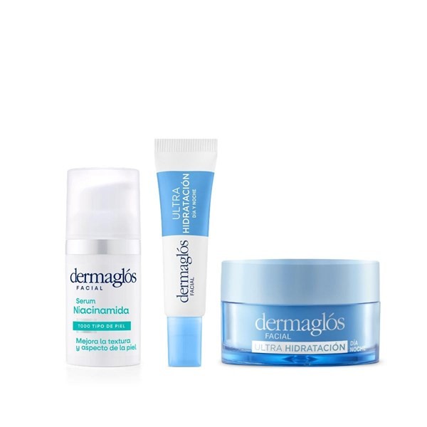 Kit Facial Dermaglós Ultra Hidratante + Serum Niacinamida #1