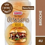 Bimbo Pan Hamburguesa Artesano Brioche 240 g #1