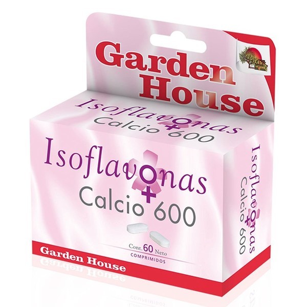 Garden House Isoflavonas de Soja + Calcio 600 mg Por 60 comprimidos alt