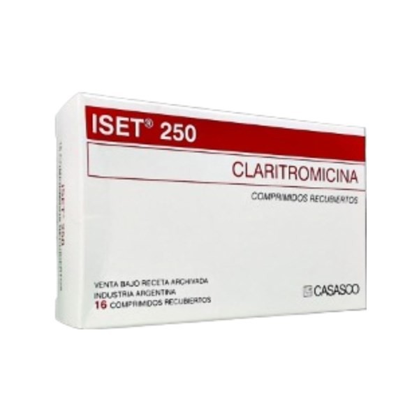 Casasco Iset 250 Claritomicina 250 Mg x 16 Comp #1