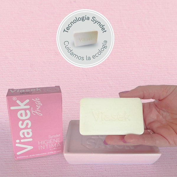Viasek Fresh Syndet- Ph 3,5 Edad Fértil Barra Sólida x 90 g alt