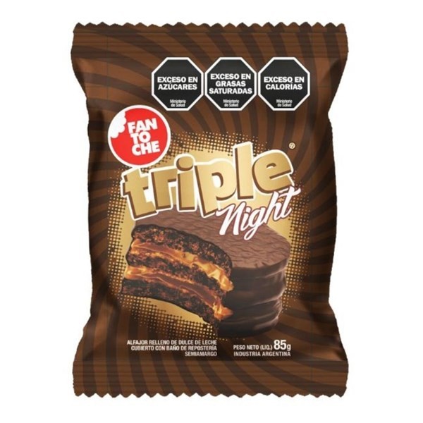 Alfajor Fantoche Triple Night 85 Grs. #1
