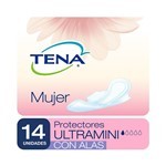 Protectores Tena Ultra Mini Con Alas x 14 unid #1