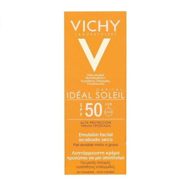 Vichy Ideal Soleil Crema Rostro Toque Seco Fps50 50 ml alt