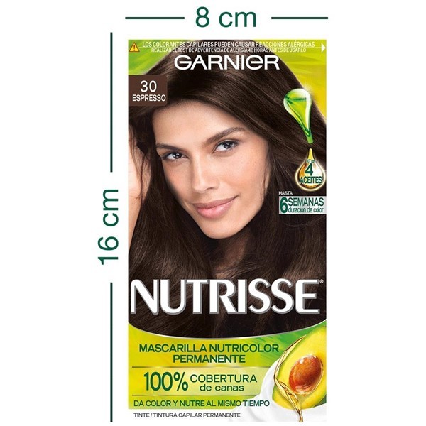Garnier Nutrisse Kit de Coloracion 30 Expresso alt