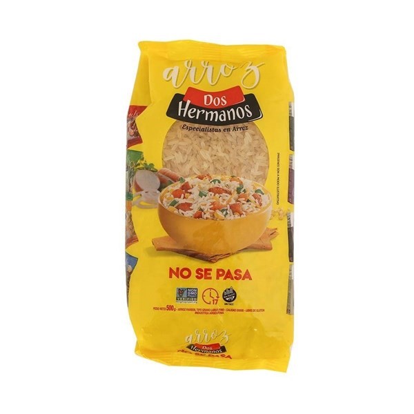 Arroz Dos Hermanos Parboil No Se Pasa X 500 Gr #1