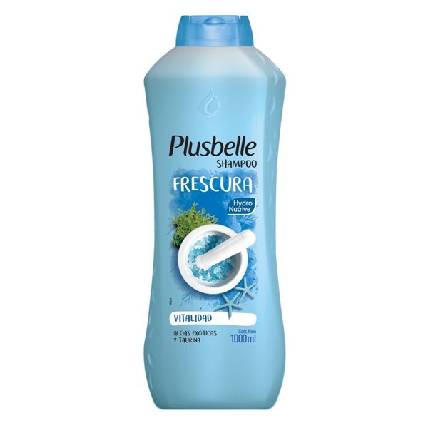 Plusbelle Shampoo Frescura + Vitalidad 1 lt #1