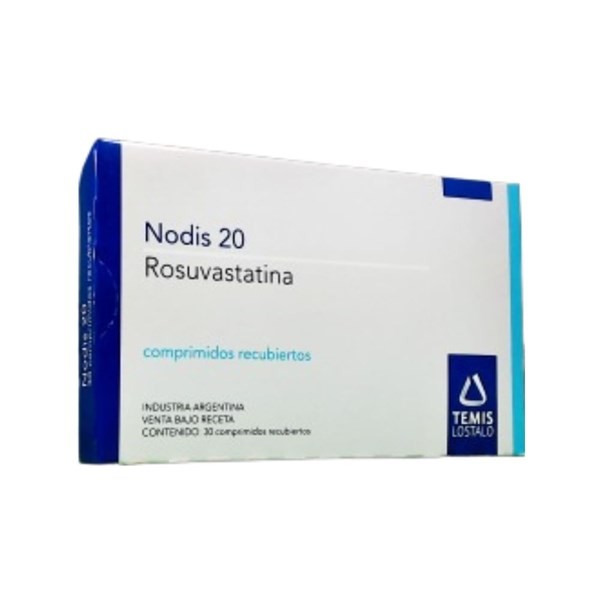 Temis Lostaló Nodis 20 Rosuvastatina 20 Mg x 30 Comp Recubiertos #1